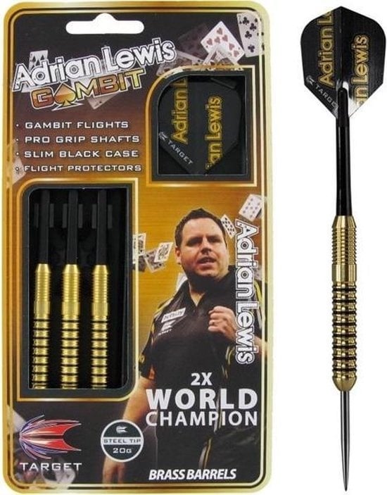 Target Darts – Adrian Lewis Brass Darts - 20 gram – ABCDarts