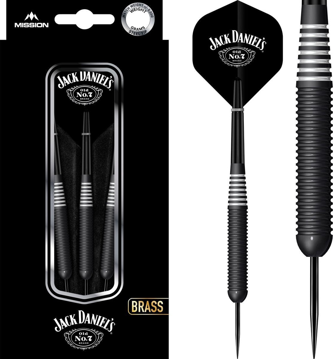 Jack Daniel's Brass Darts - 24 gram