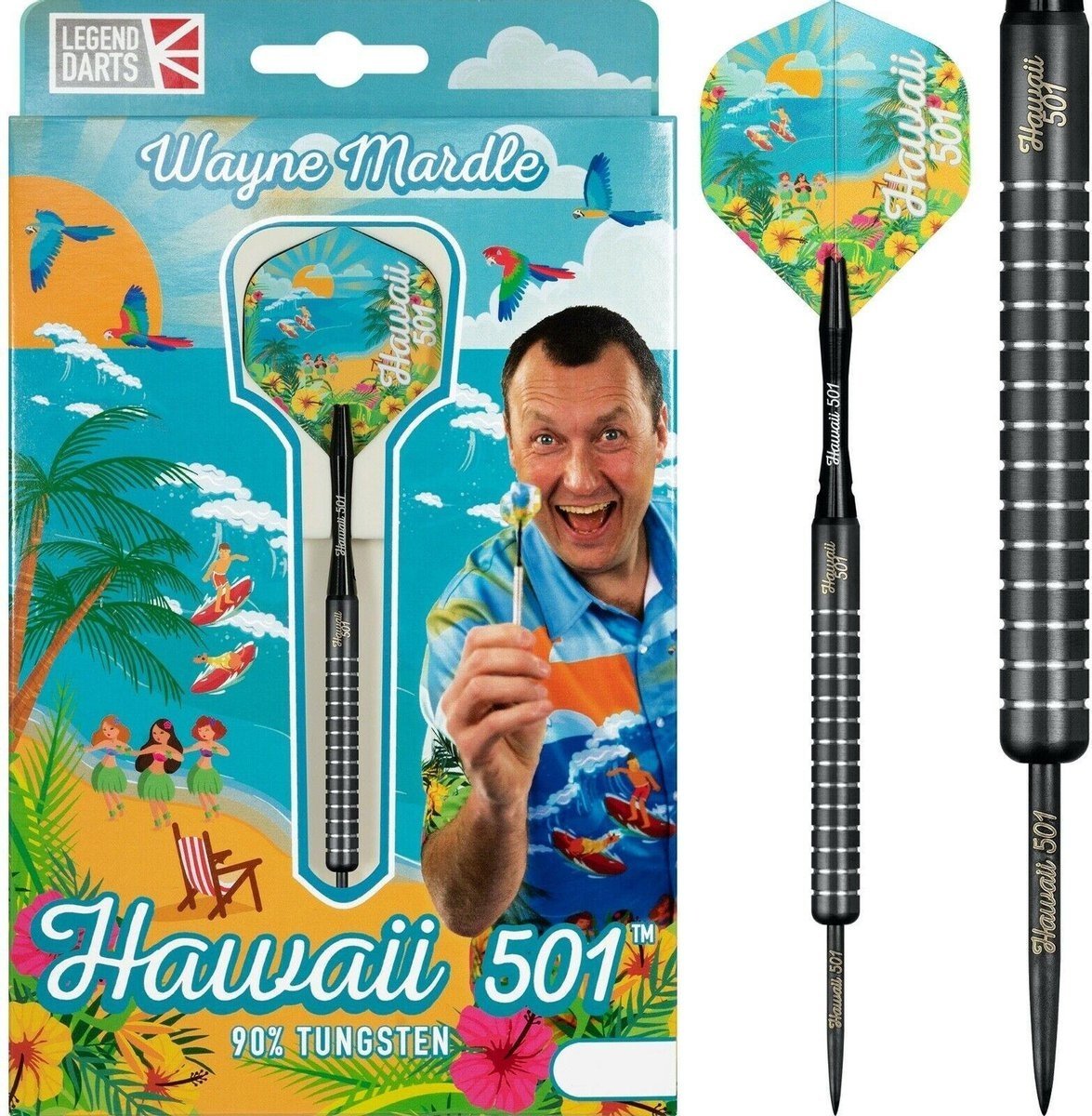 Legend Darts - Wayne Mardle Black - 22 gram