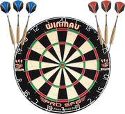 Winmau Pro SFB Dartbord + 2 Sets ABCdarts Sniper Gold Darts Dartpijlen