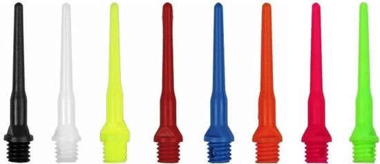 Softtip Dartpunten Mixed kleuren - 1000 stuks