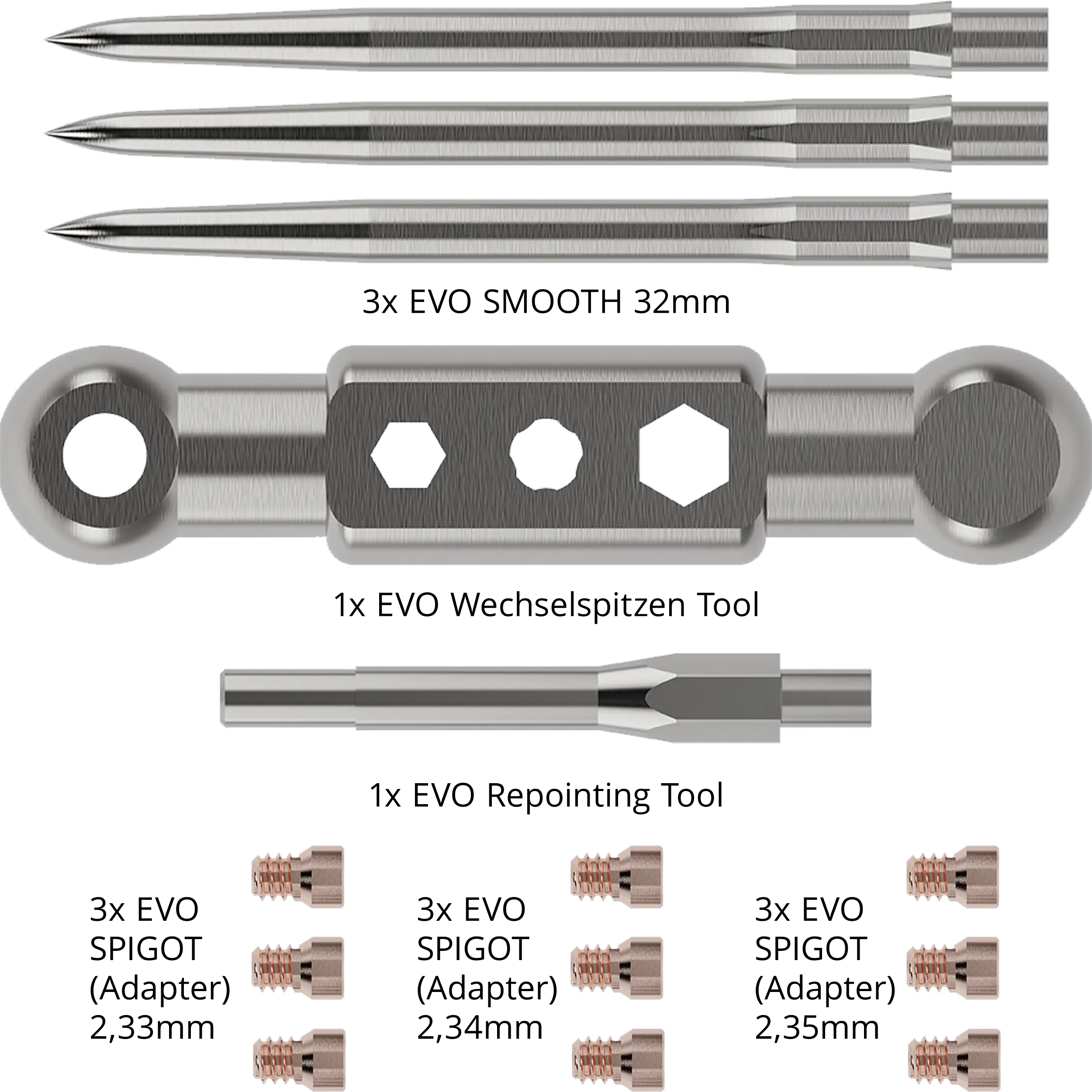 Dartpunten EVO Caliburn  - Starters set