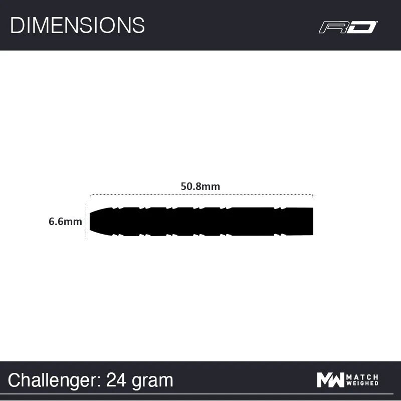 Gerwyn Price Challenger V2 Darts 80% - 24 gram