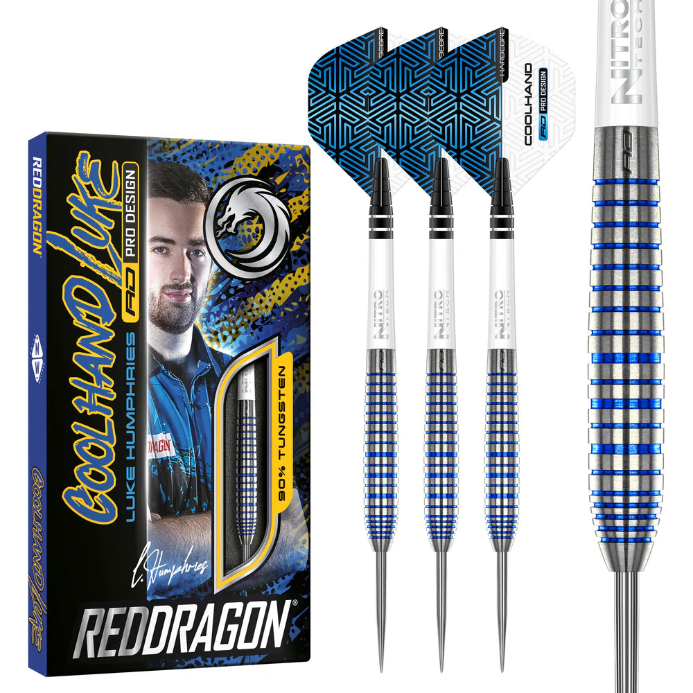 Red Dragon Luke Humphries TX3 90% Cool Bue - Dartpijlen