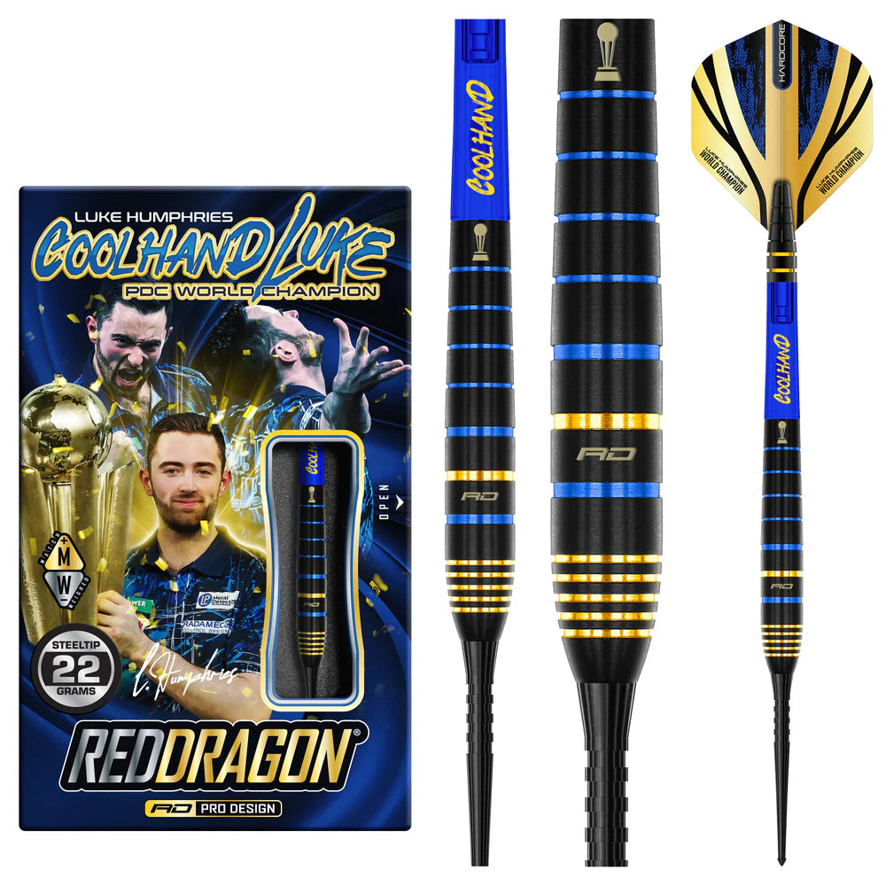 Red Dragon Luke Humphries TX4 90% Avenger - Dartpijlen