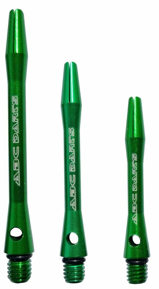 ABC Darts – Aluminium Groen – 3 sets
