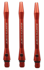 ABC Darts – Aluminium Shafts Rood – 3 sets