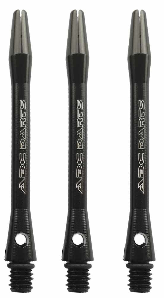 ABC Darts – Aluminium Zwart – 3 sets