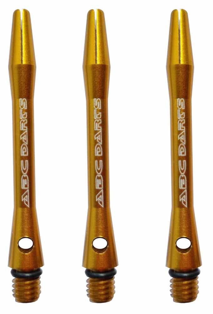 ABC Darts – Aluminium Geel – 3 sets