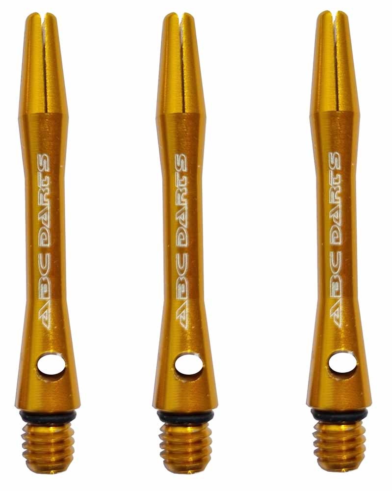 ABC Darts – Aluminium Geel – 3 sets