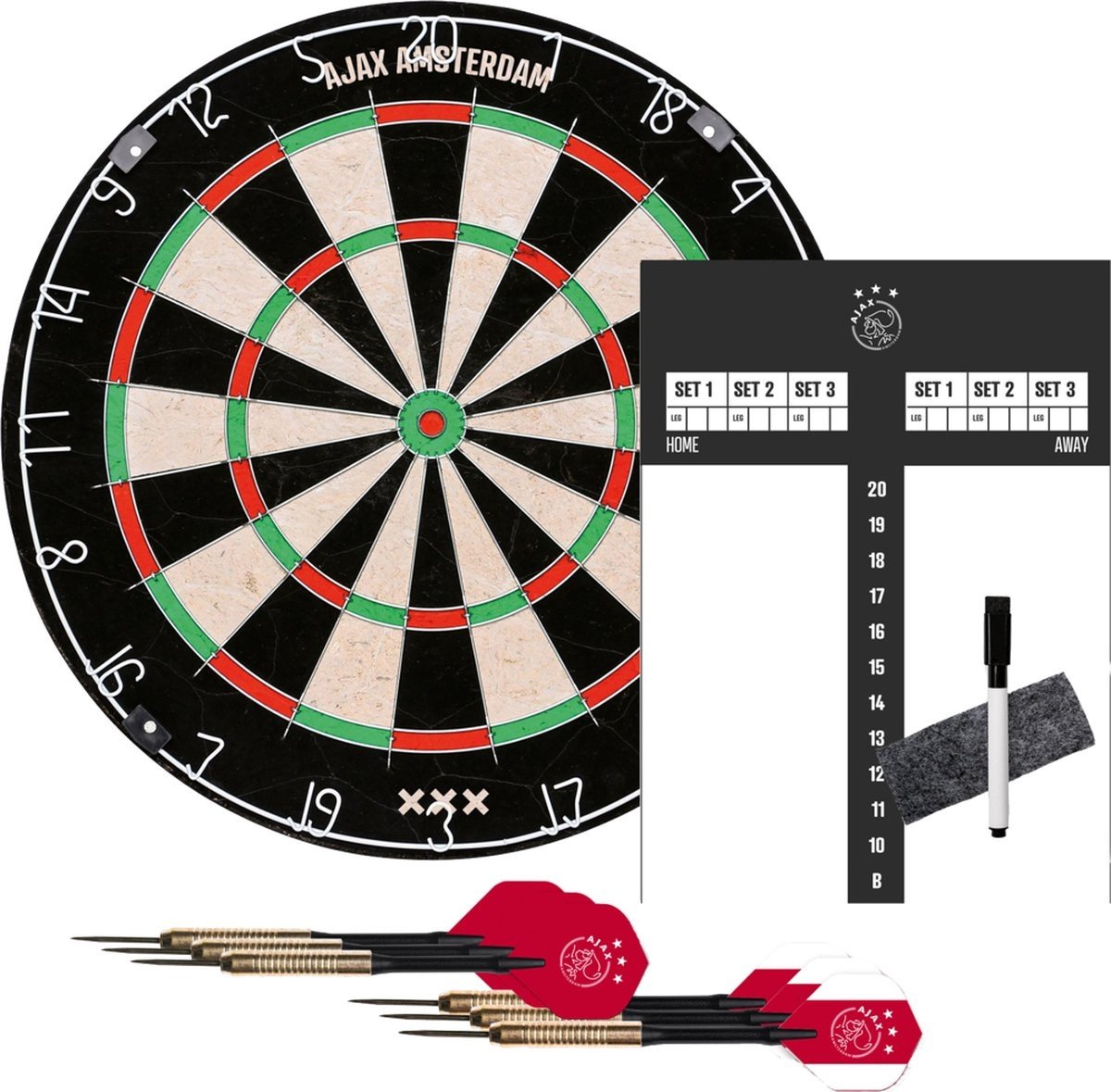 Ajax Dartbord Startpakket