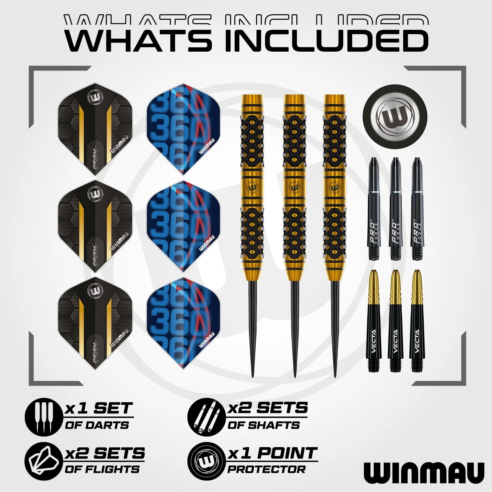 Winmau - Bradley van der Velden - 90% - 22 gram