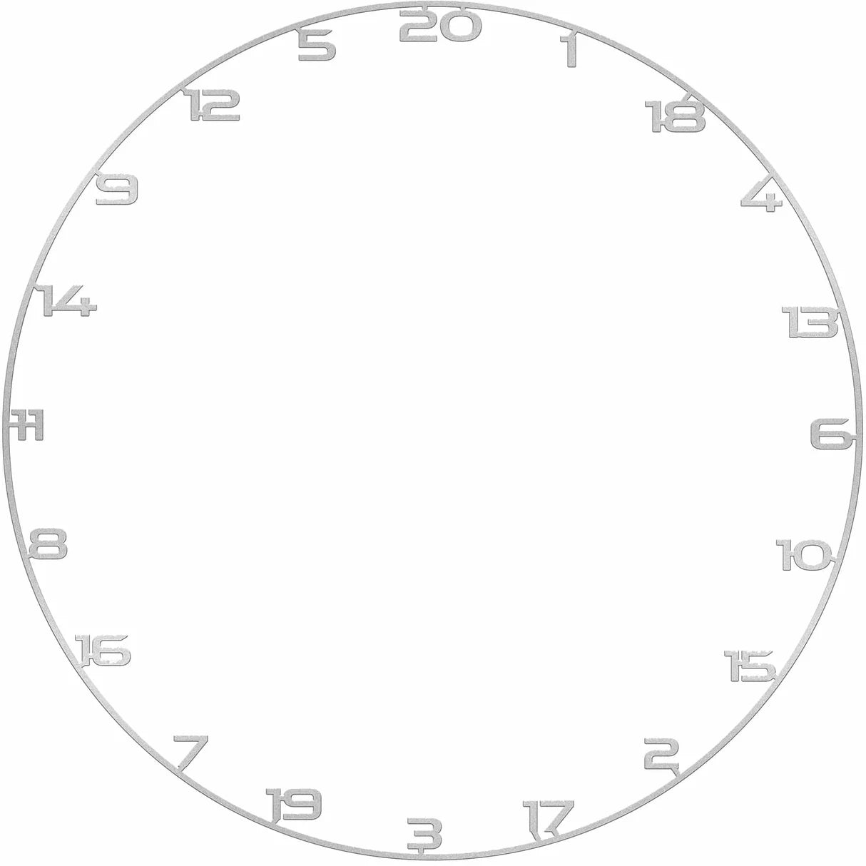 Bullet - Metalen Cijferring Voor Dartbord