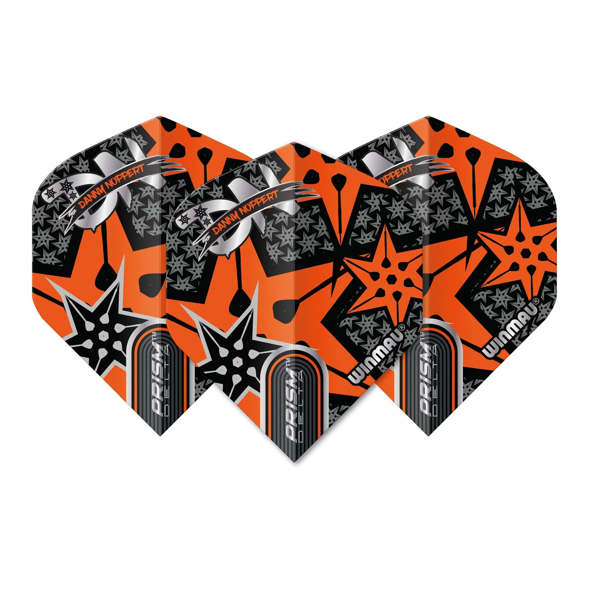 Winmau Dart Flights - Danny Noppert Oranje