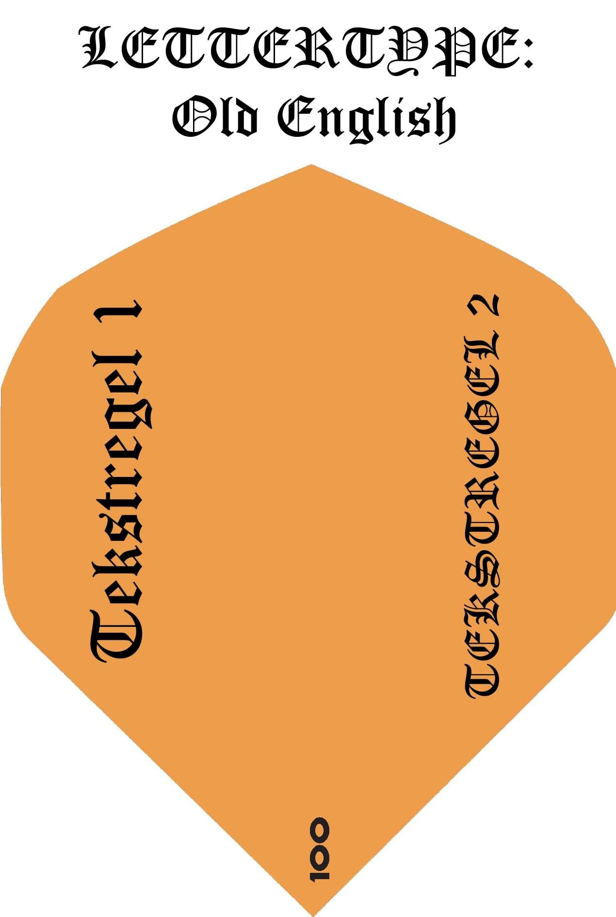 Dartflights bedrukken met tekst