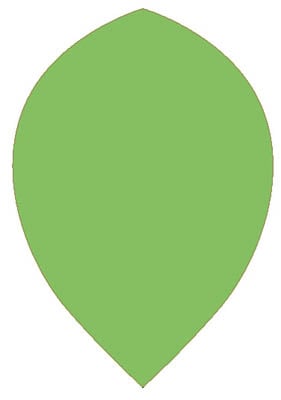 Poly Peer - Fluor Groen - 5 Sets