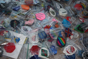 100 sets dartflights in een voordeelzak