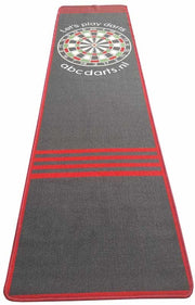 ABC Darts – Dartmat tapijt antracite XXL - 80 x 300 cm