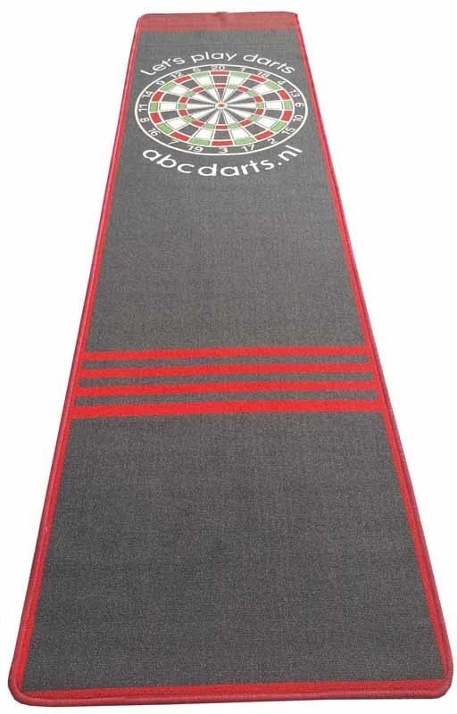 ABC Darts – Dartmat tapijt antracite XXL - 80 x 300 cm