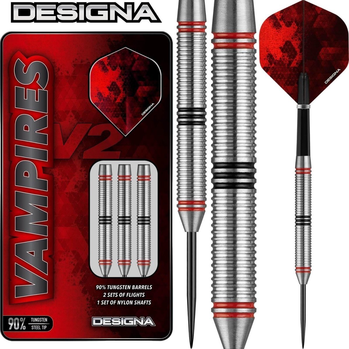 Designa Vampire 90% M4 - Fine Ringed - 26 gram