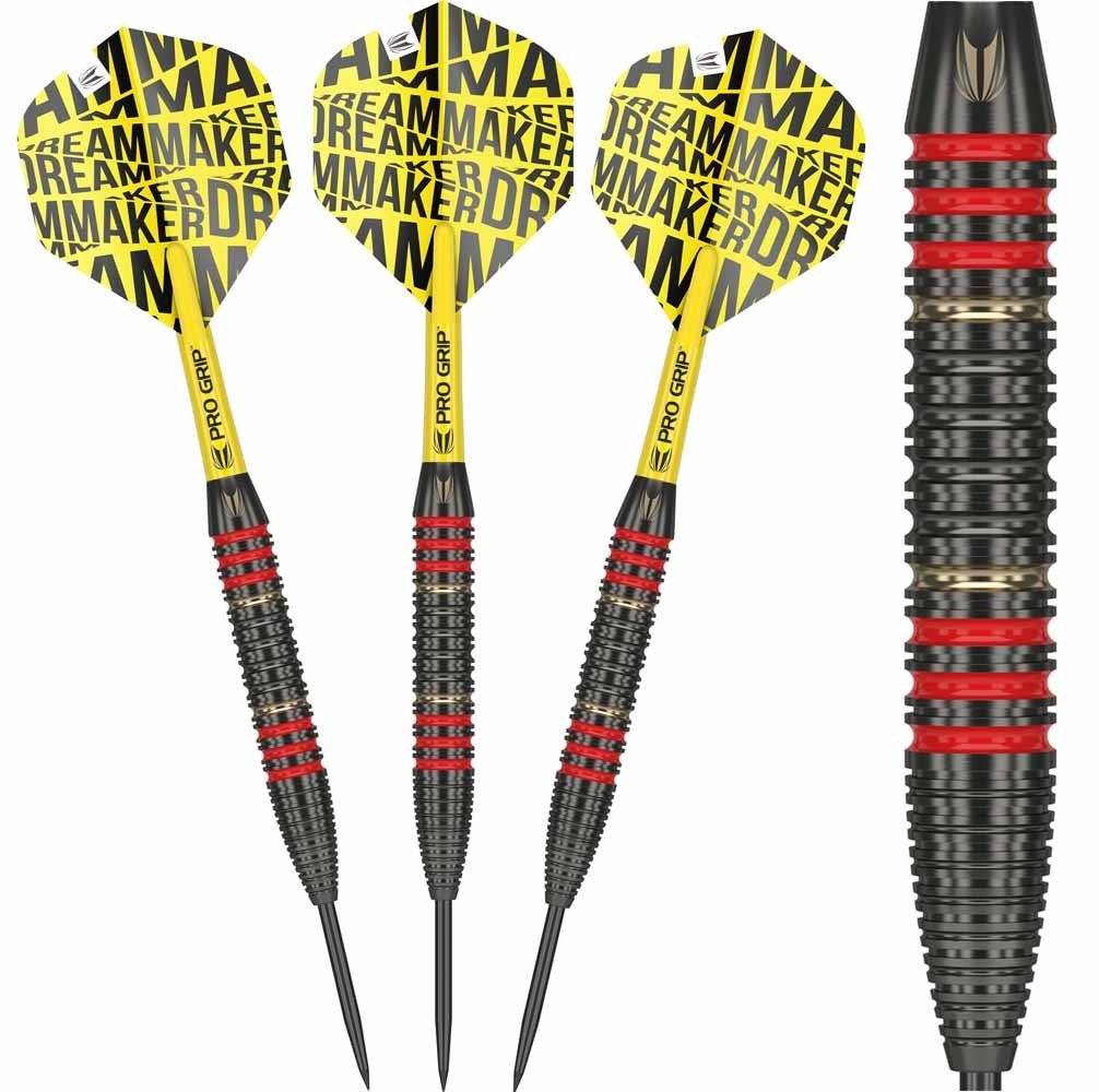 Target Darts - Dimitri van den Bergh  Black Brass - 22 gram