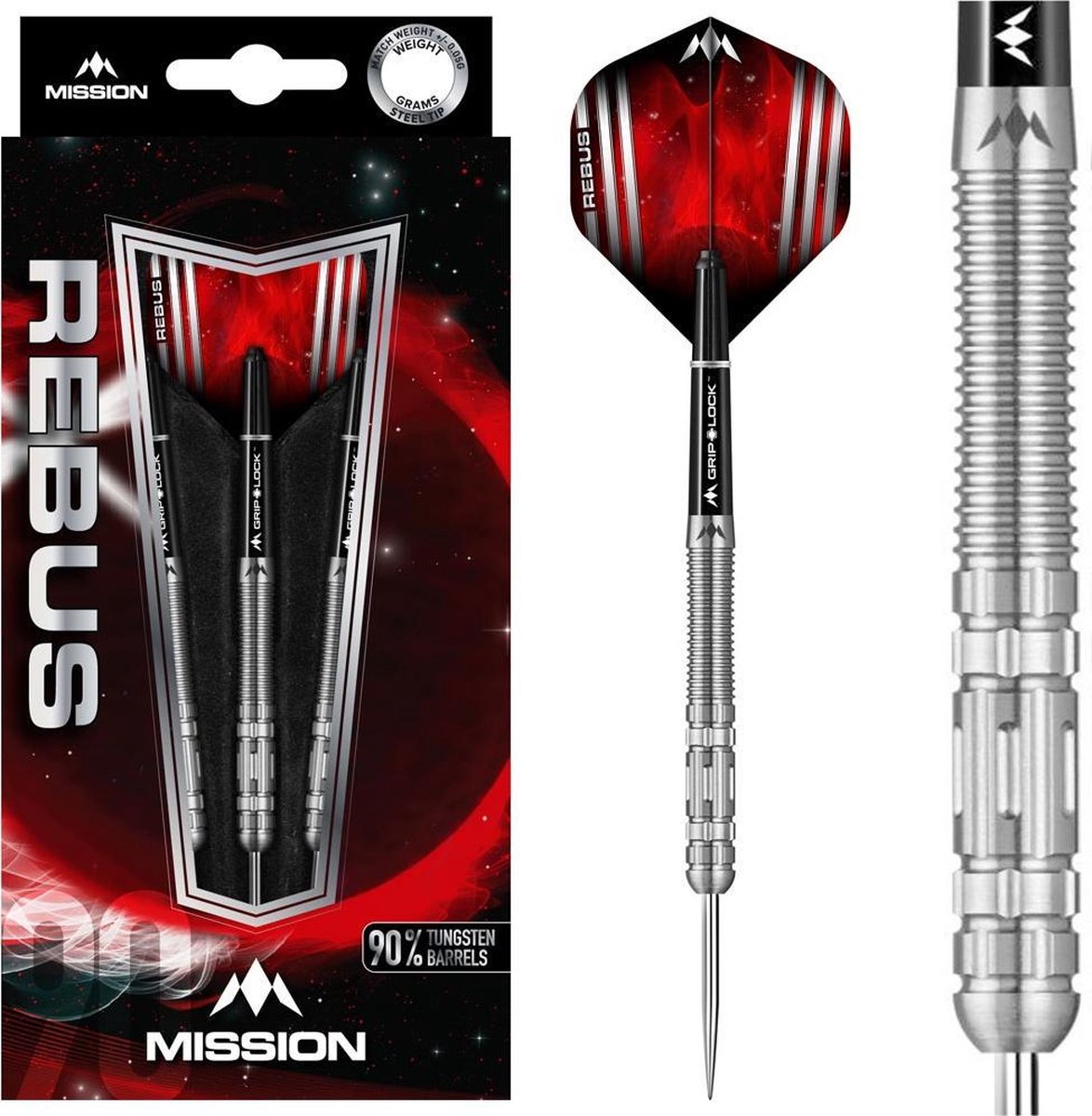 Mission – Rebus M4 Rear 90% Dartpijlen - 24 gram