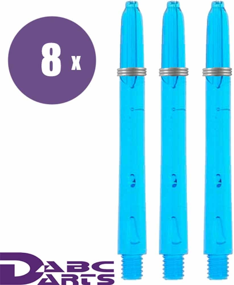 ABC Darts – Edgeglow Cyan Blauw - 8 sets