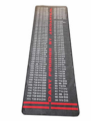ABC Darts – Dartmat FINISH Antracite - 80 x 240 cm