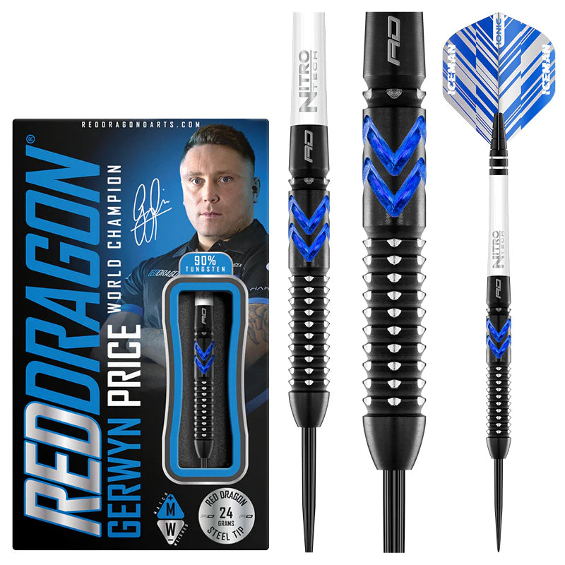 Gerwyn Price Blue ICE SE Darts 90% - 24 gram
