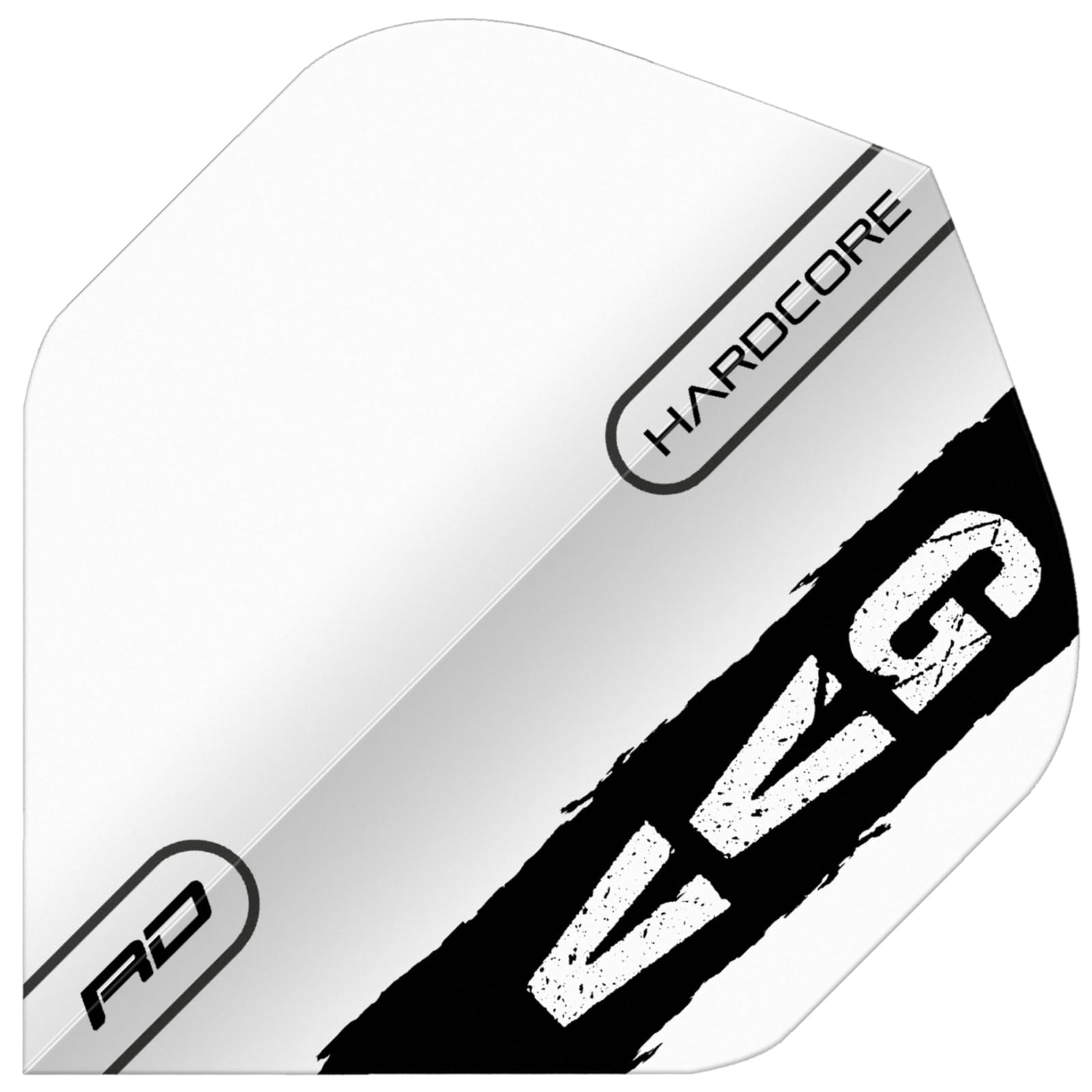 Gian van Veen Dart Flights - Wit Zwart