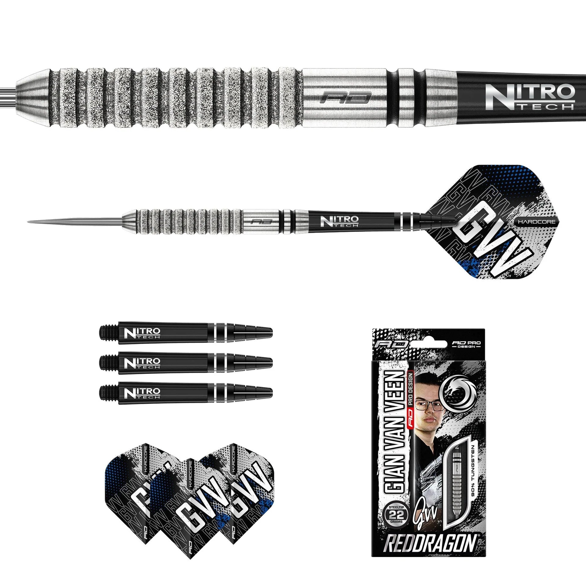 Gian van Veen Tour Edition Darts 90% - 22 Gram