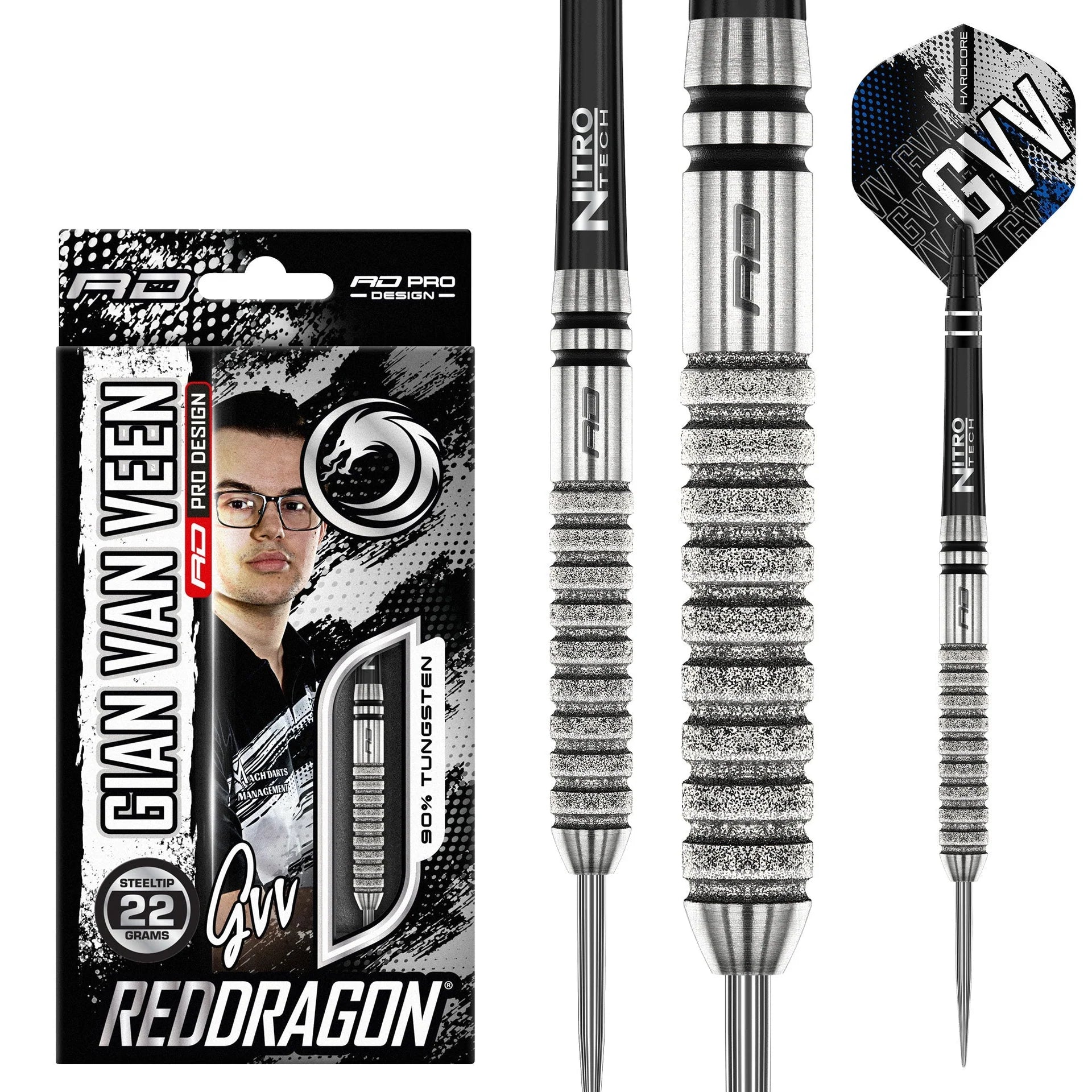 Gian van Veen Tour Edition Darts 90% - 22 Gram