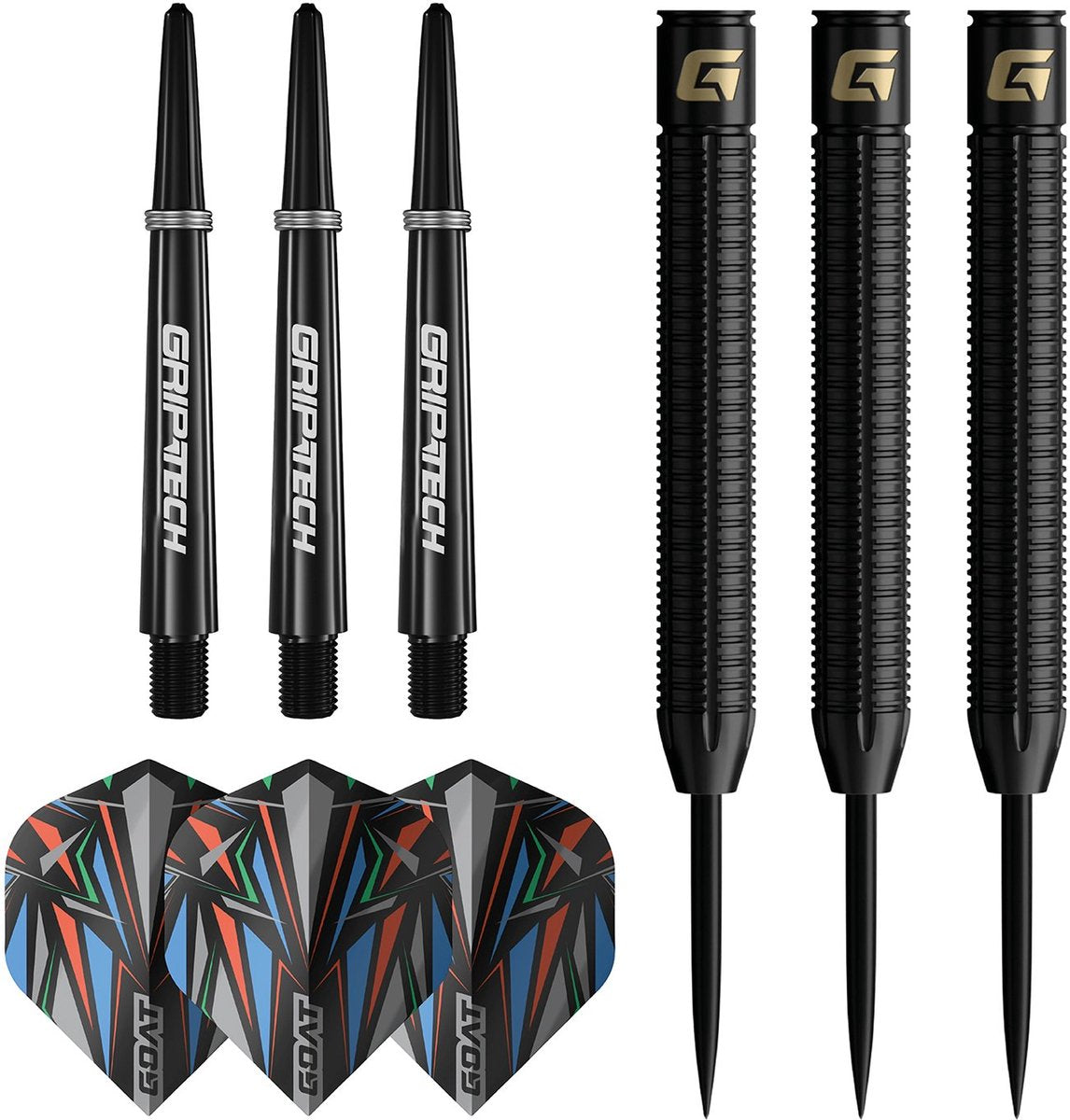 GOAT Athlete Black 90% Dartpijlen