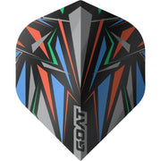 XQ Max Goat Dart Flights - Athlete Zwart
