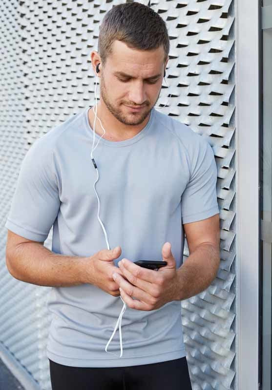 Hardloopshirt heren wit