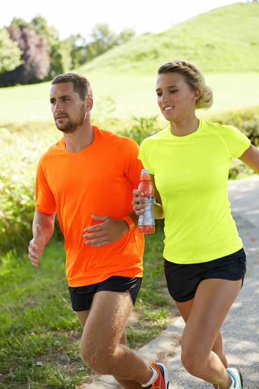 Hardloopshirt dames wit