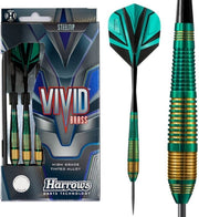 Harrows Vivid  Brass Darts - Groen
