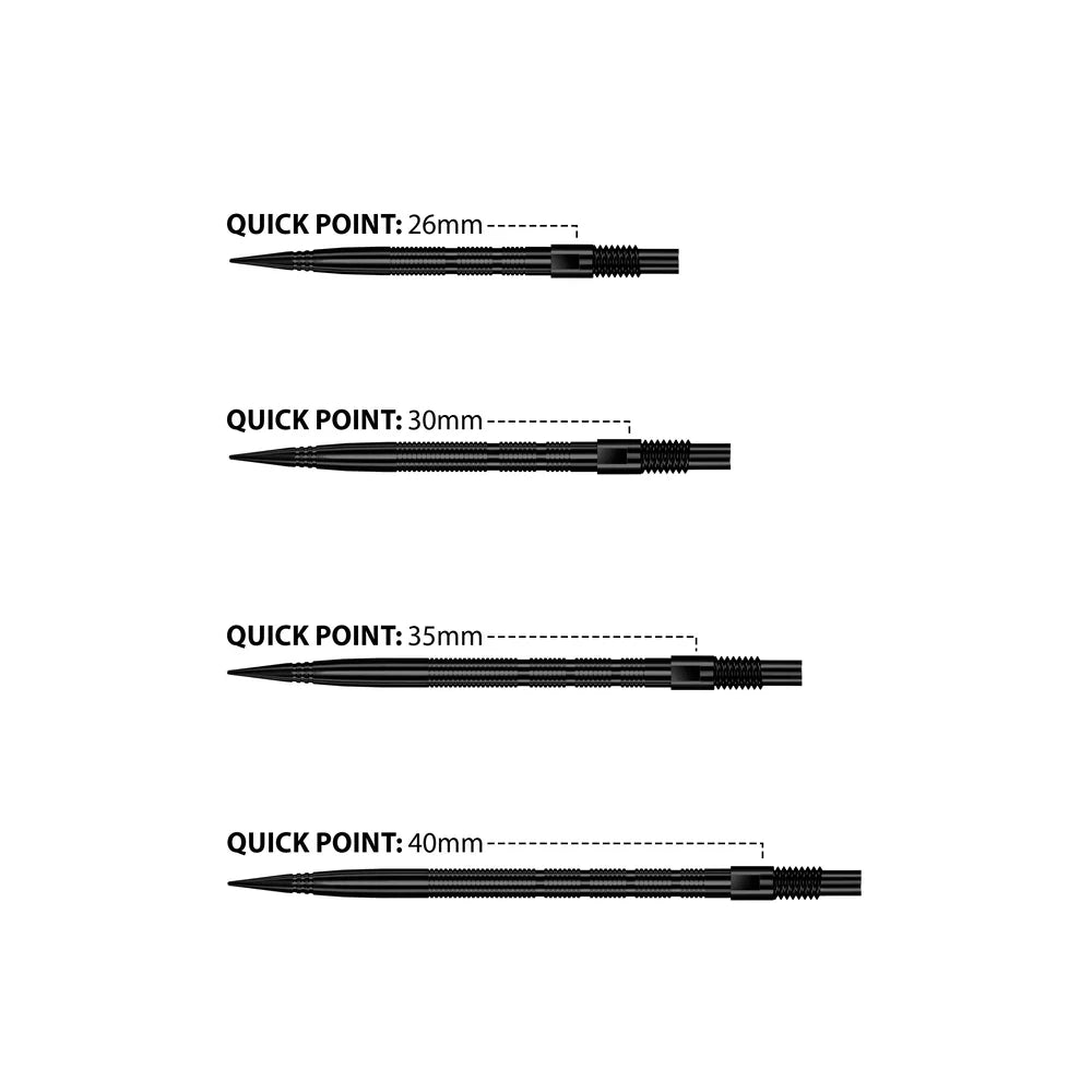 Harrows Quick Points Dartpunten - Micro Grip Ridge