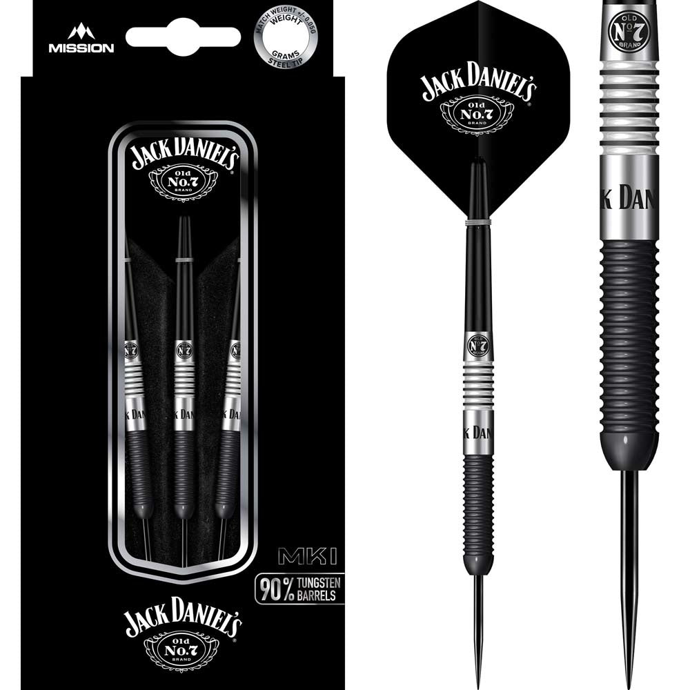 Jack Daniel's Darts 90% Black - 23 gram