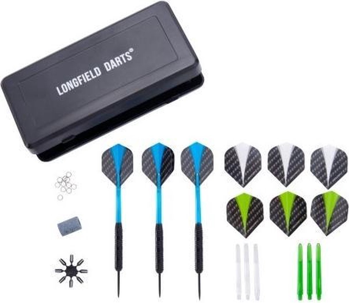 Longfield Darts Brass Darts - 1 set met opbergcase
