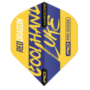 Luke Humphries Dart Flights - Signature Geel