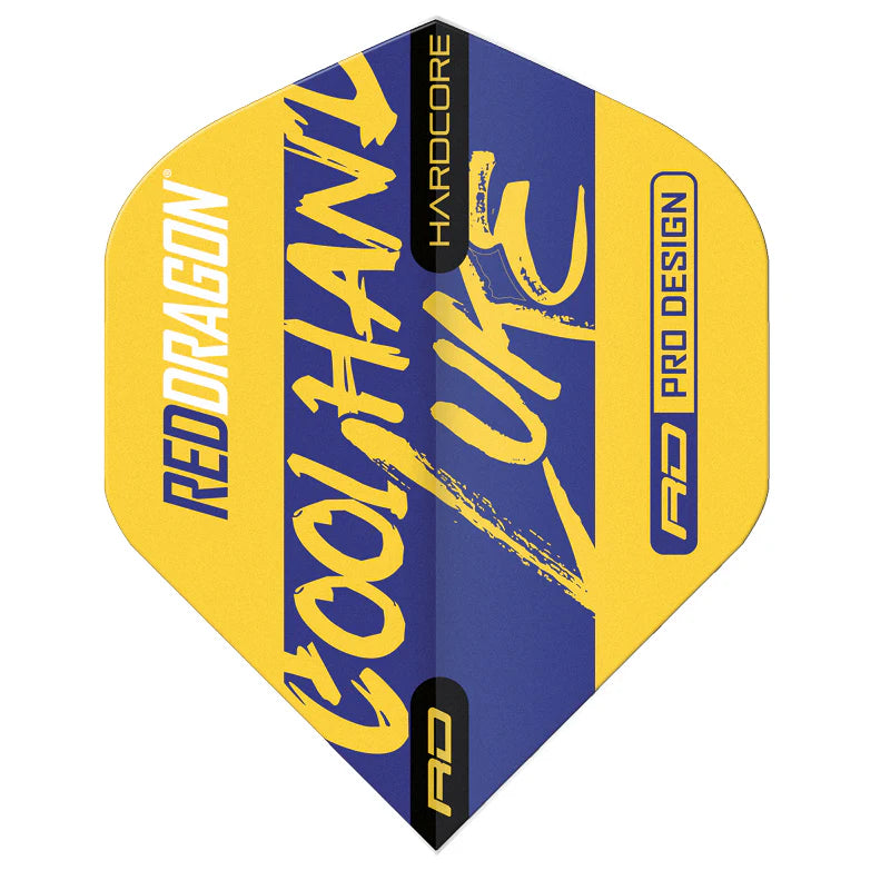Luke Humphries Dart Flights - Signature Geel