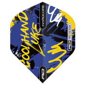 Luke Humphries Dart Flights - Grafitti Blauw