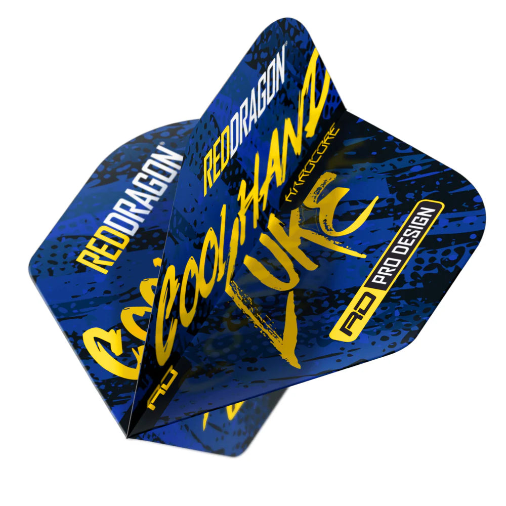Luke Humphries Dart Flights - Signature Blauw