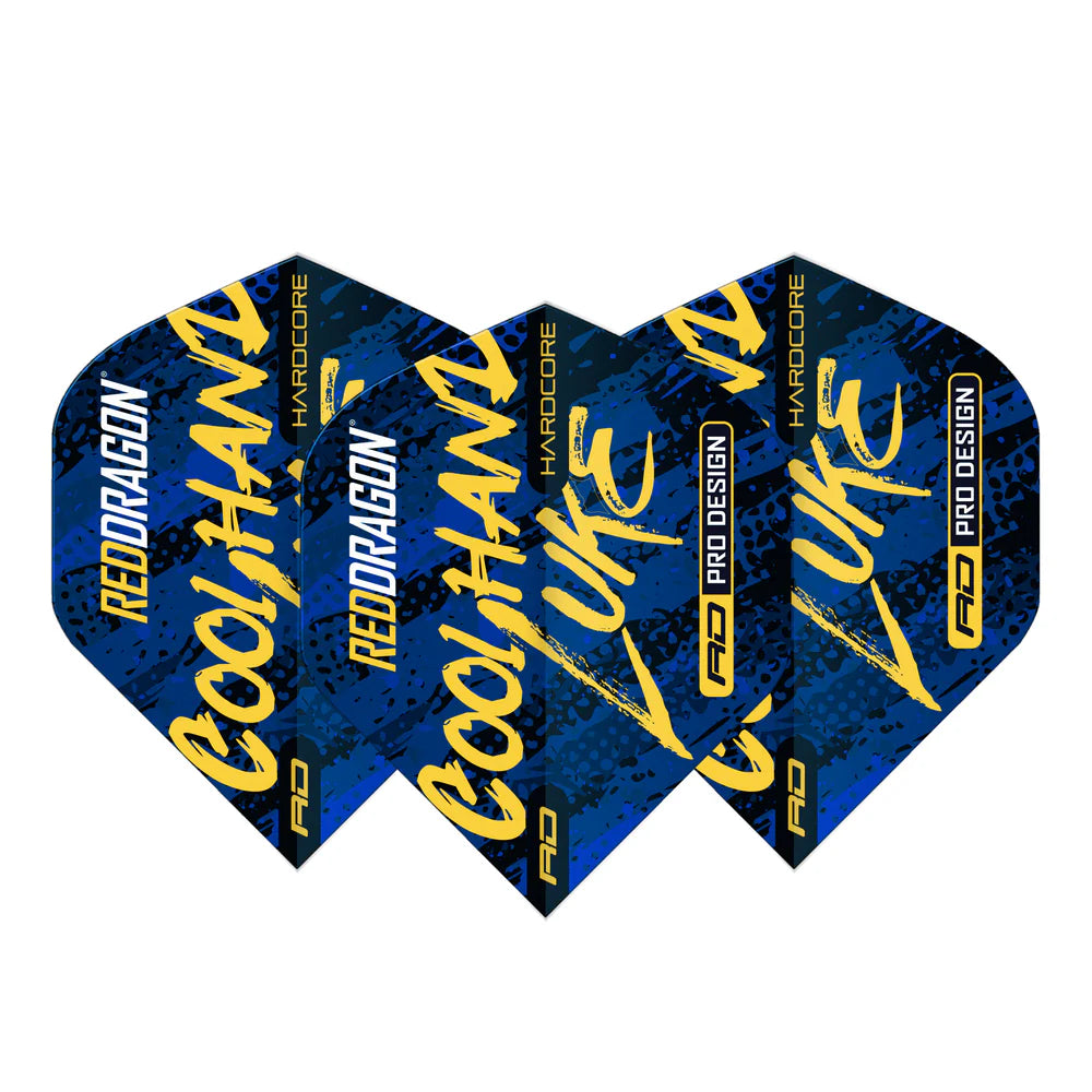 Luke Humphries Dart Flights - Signature Blauw