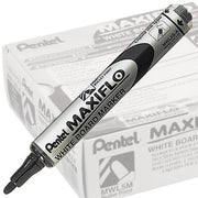 Maxiflo Whiteboard Marker MWL5M Zwart - 12 stuks