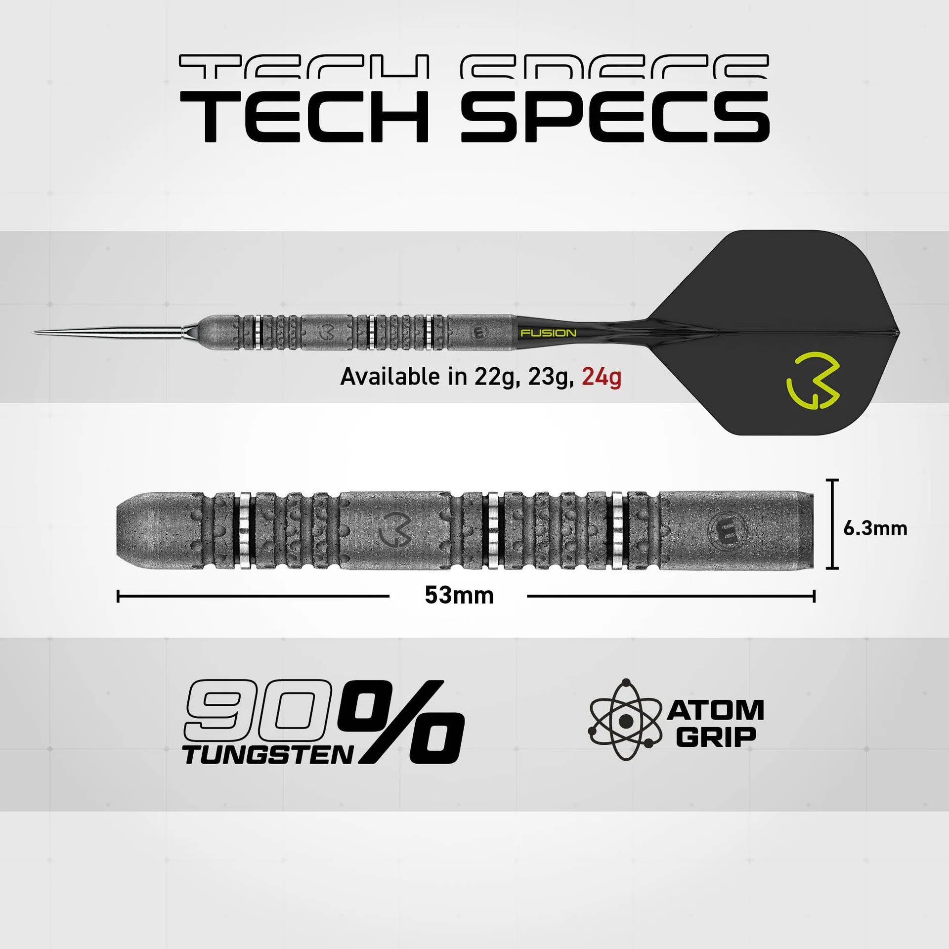 Winmau Michael van Gerwen Signature Edition Switch Point 90%