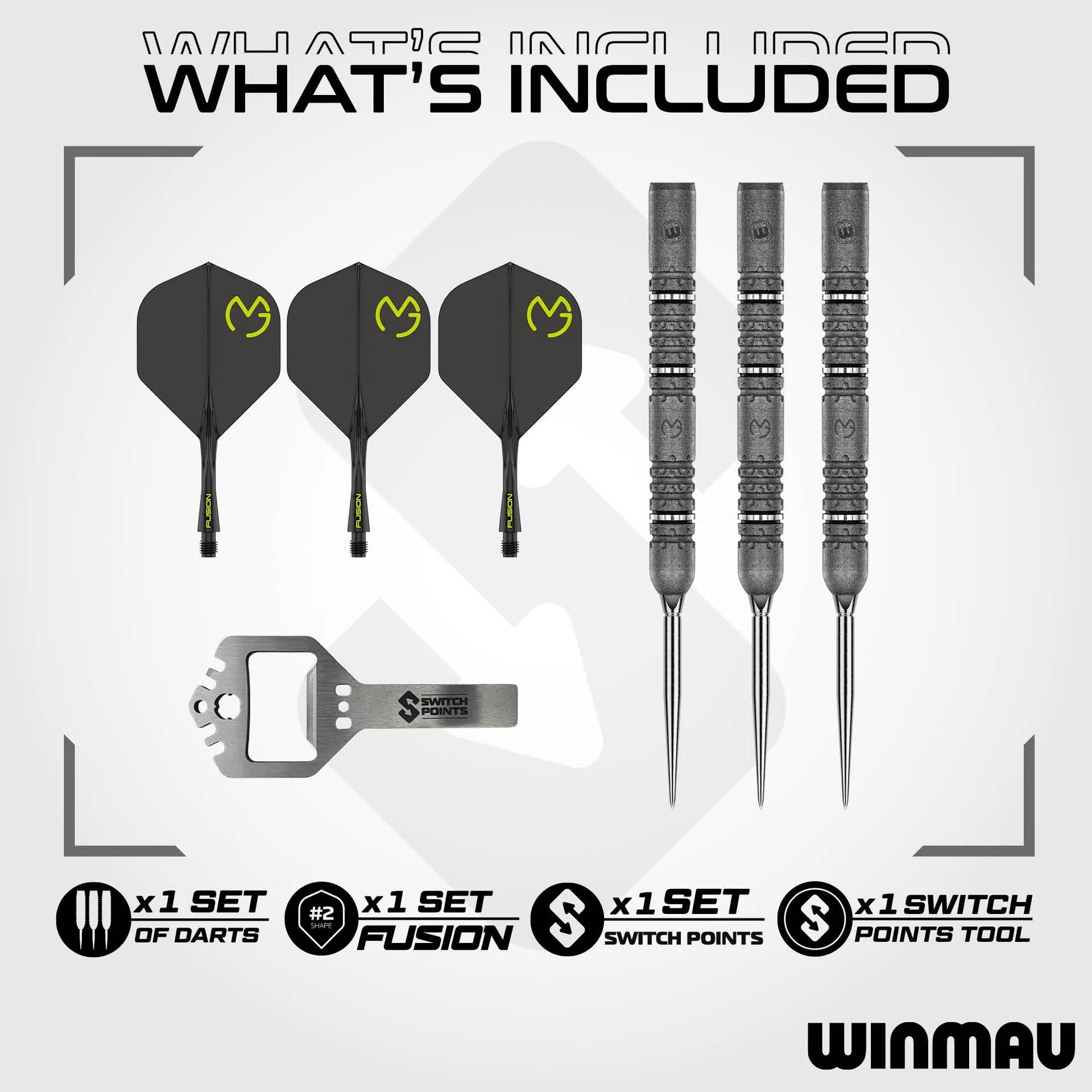 Winmau Michael van Gerwen Signature Edition Switch Point 90%