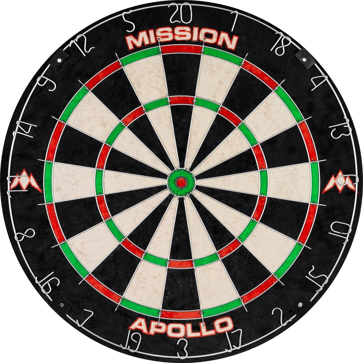 Dartbord Mission Apollo met 2 sets dartpijlen