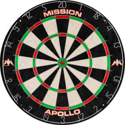 Dartbord Mission Apollo met 2 sets dartpijlen